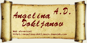 Angelina Dokljanov vizit kartica